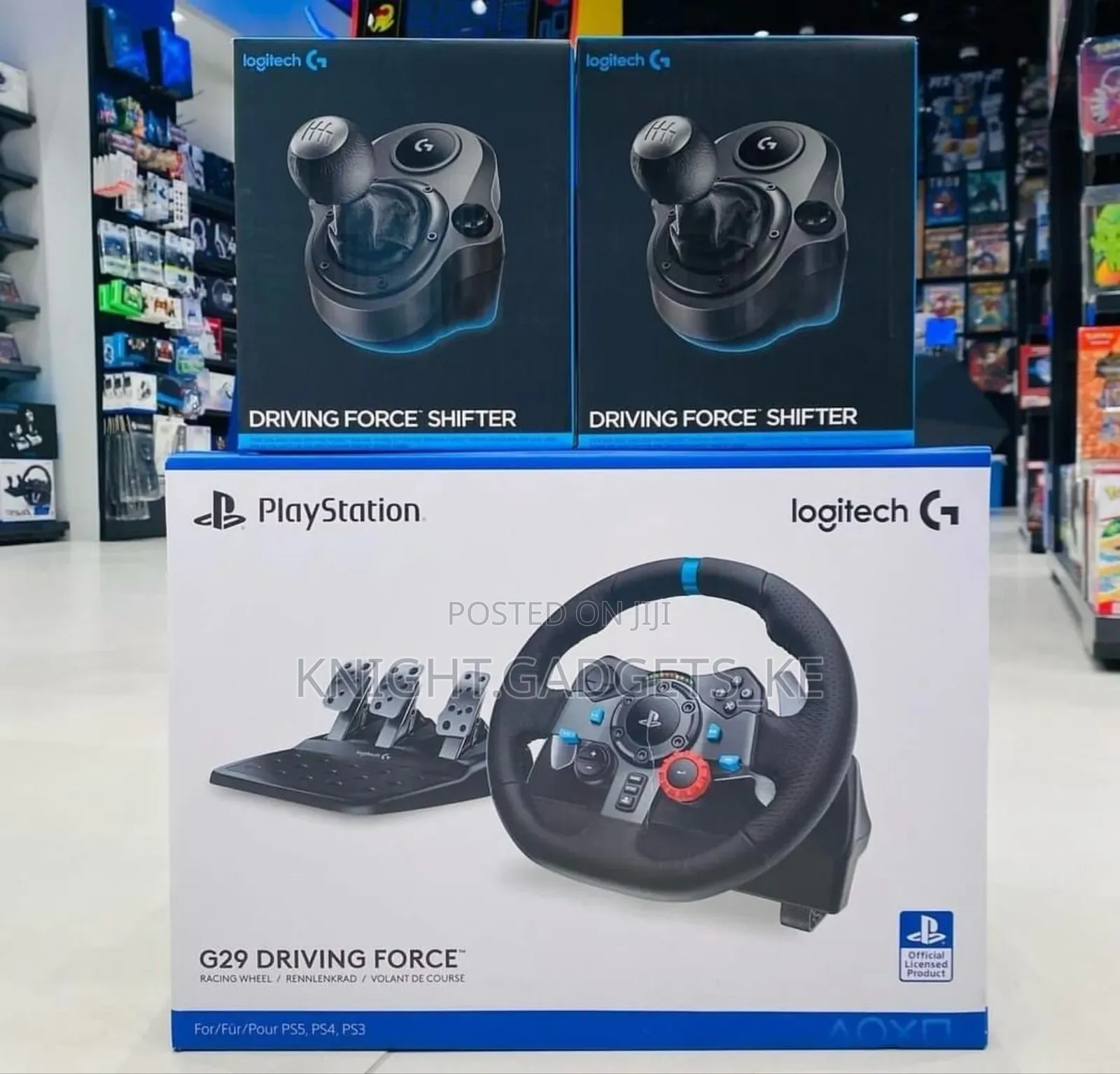 Logitech G29 Driving Force + Driving Force Shifter!!
