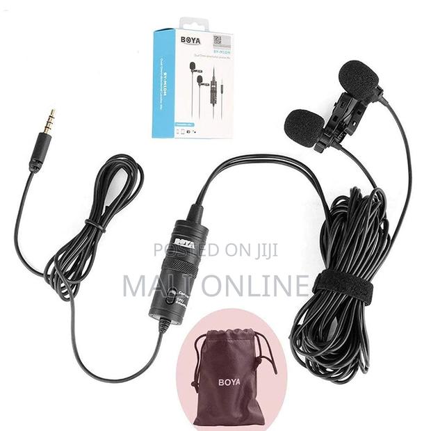 Dual Lavalier Universal Lapel Omni-directional Microphone - thumbnail 3