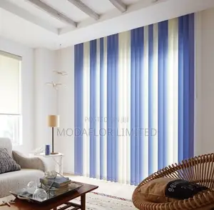 "Line Up for Luxury!" With Vertical Window Blinds
