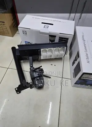 V380 4g Solar Battery Powered Floodlight Camera