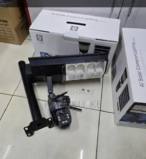 Twin Solar Floodlights With 4g Dual Lens Simcard PTZ Camera