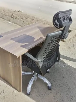 Office Desk1.2m and Headrest Chair BST