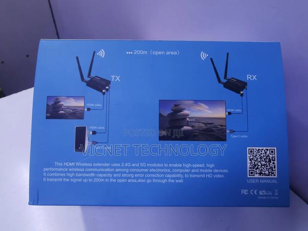 200m Wireless Hdmi Extender Powered for Live Streaming - thumbnail 2