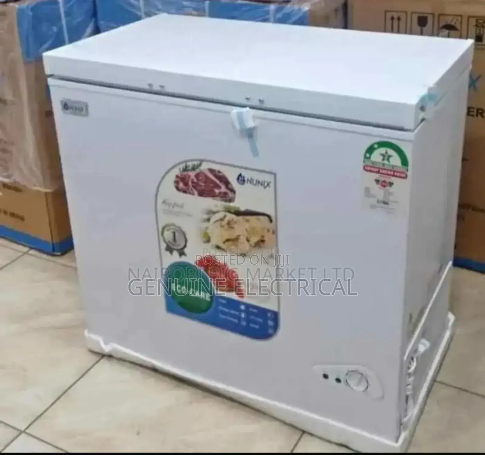 New Nunix 200litres Chest Freezer
