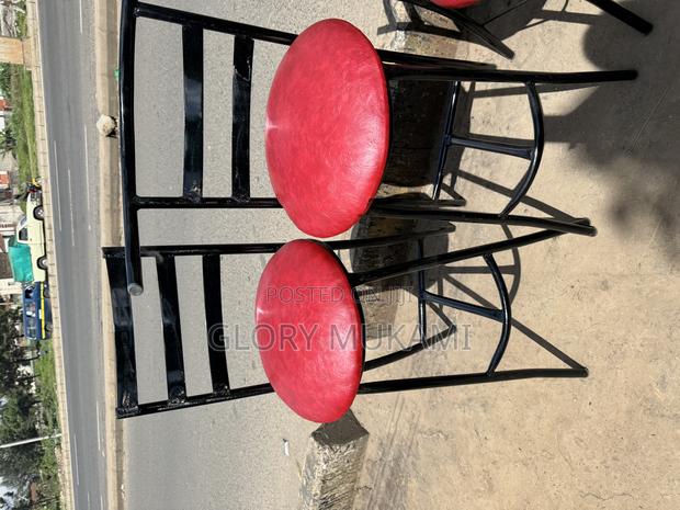 Restaurant And Bar High Chairs Red