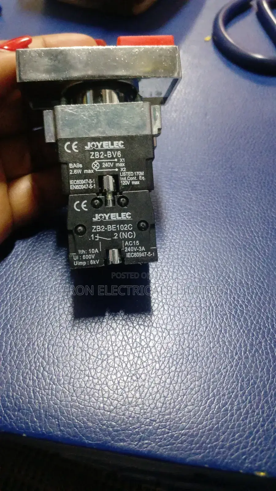Illuminated Twin Push Button