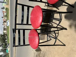 Restaurant And Bar High Chairs Red