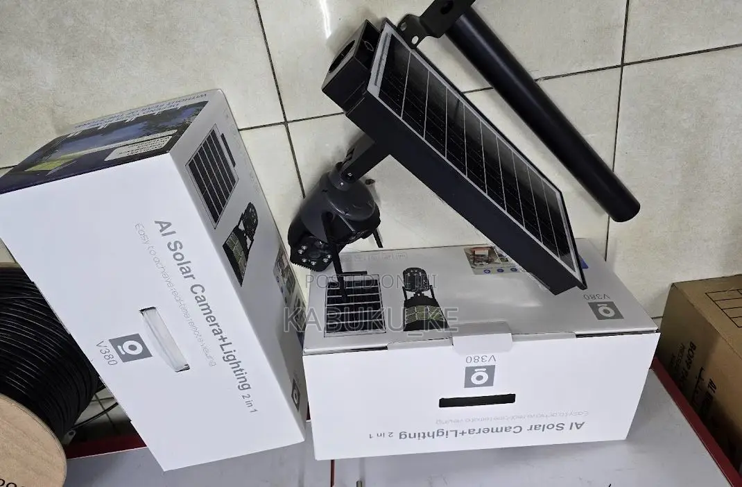 2in1 180w Solar Powered Security Street Light With 4g Camera