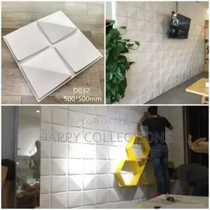 3d Glossy White Wall Panels