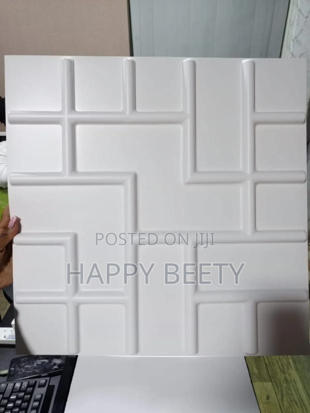 3d Glossy White Wall Panels - thumbnail 2