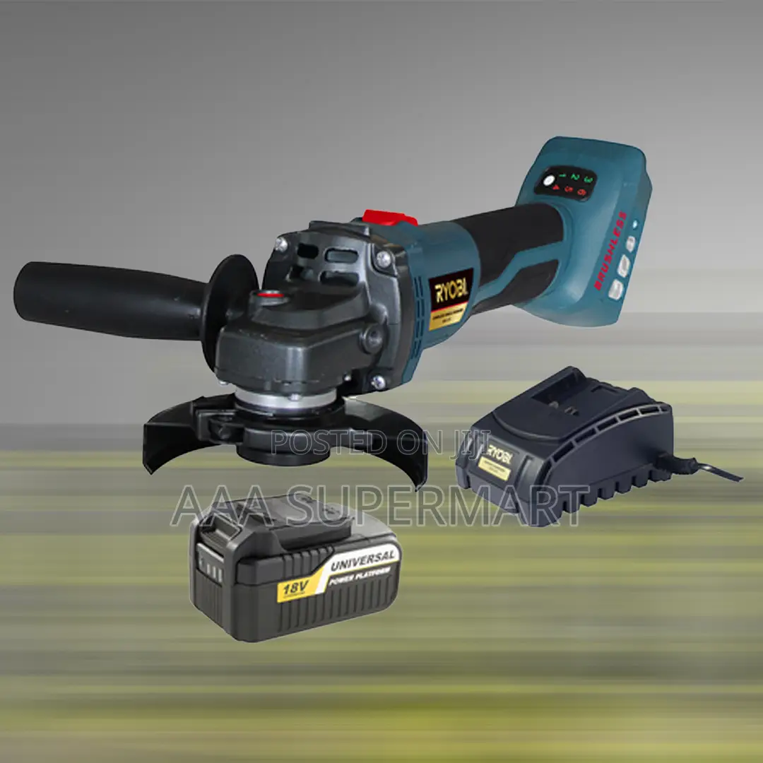 Ryobi XBG- 18v Li-Ion Brushless Angle Grinder Kit 115mm