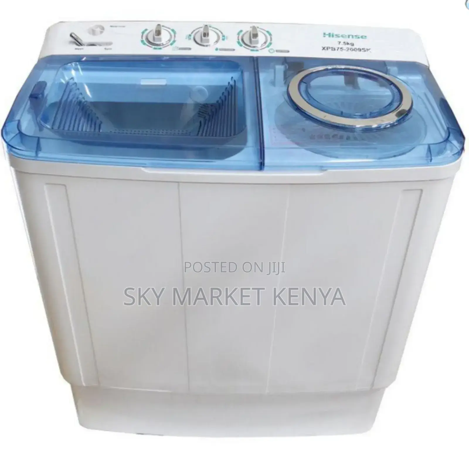 Hisense 7.5kg Twin Tub Washing Machine