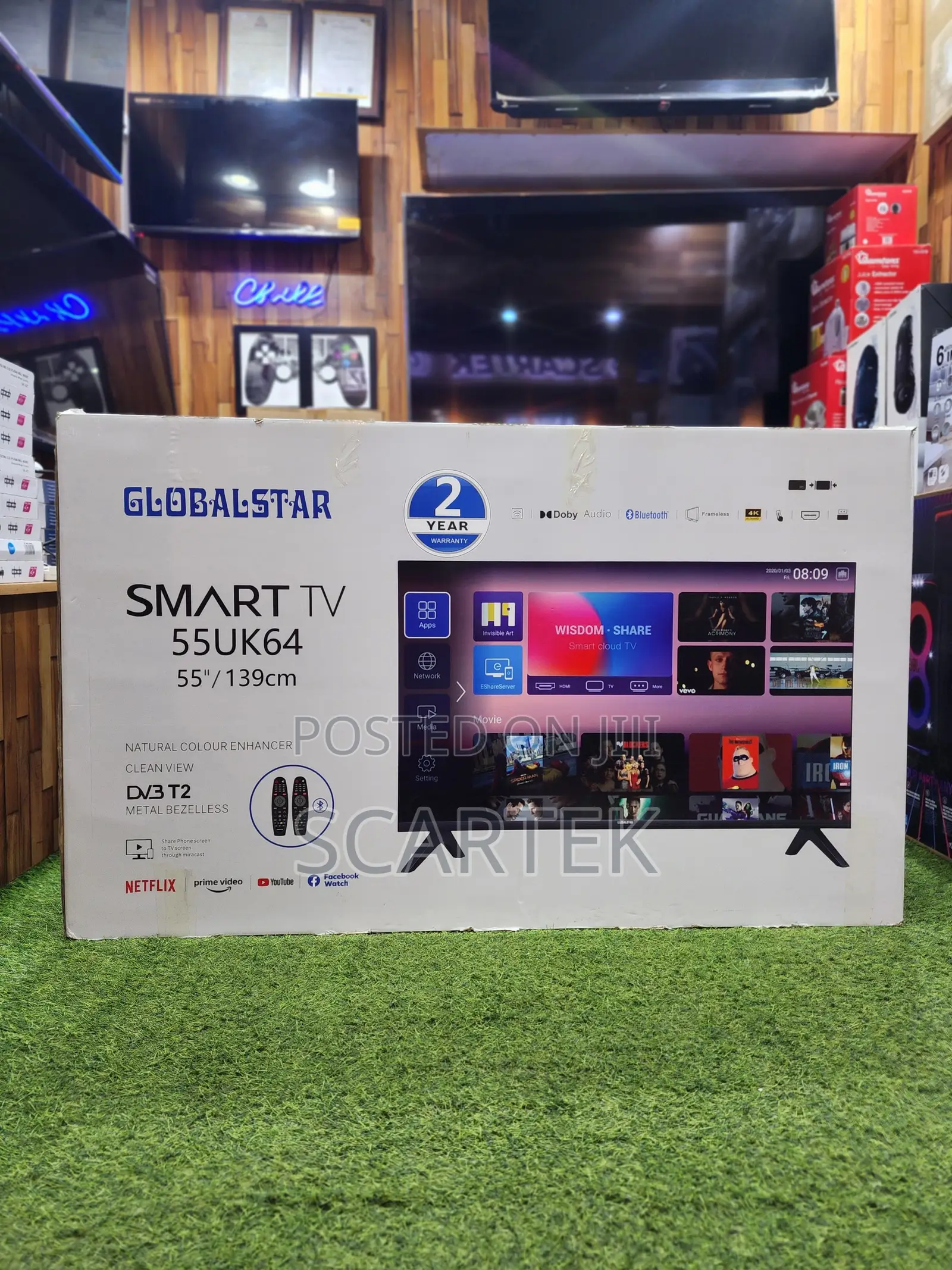 Globalstar Android 55” Smart Tv
