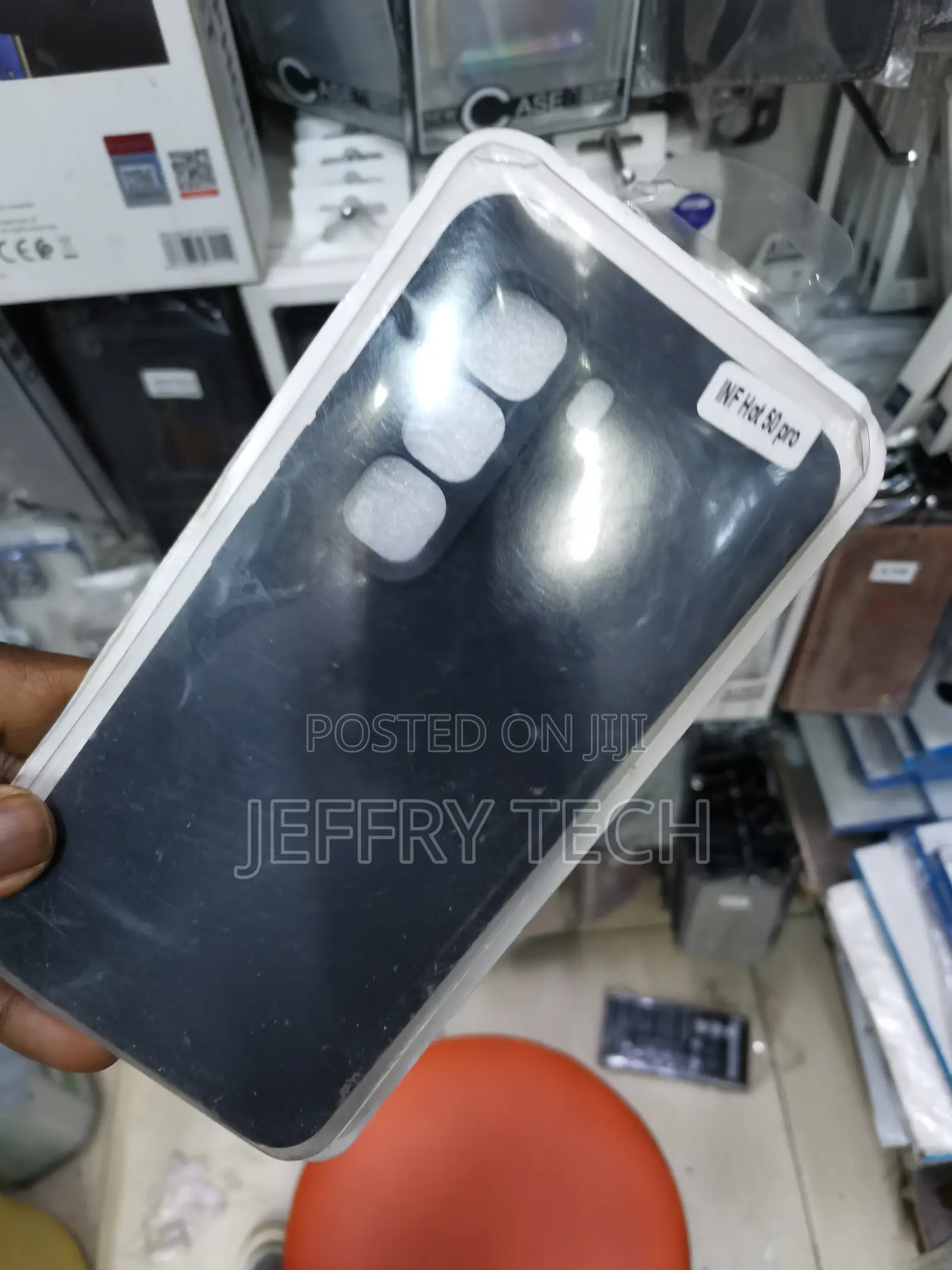 Designerz Infinix Hot 50 Pro Silicone Smooth Surface Case