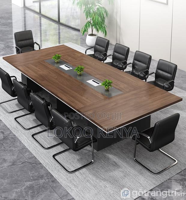 Office Table : 2.4 Meter Boardroom Office Table - thumbnail 3