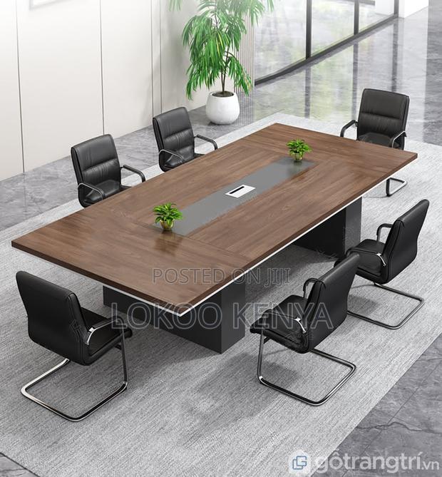 Office Table : 2.4 Meter Boardroom Office Table - thumbnail 4