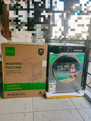 12kg Frontload Syinix Washing Machine
Wash and Spin