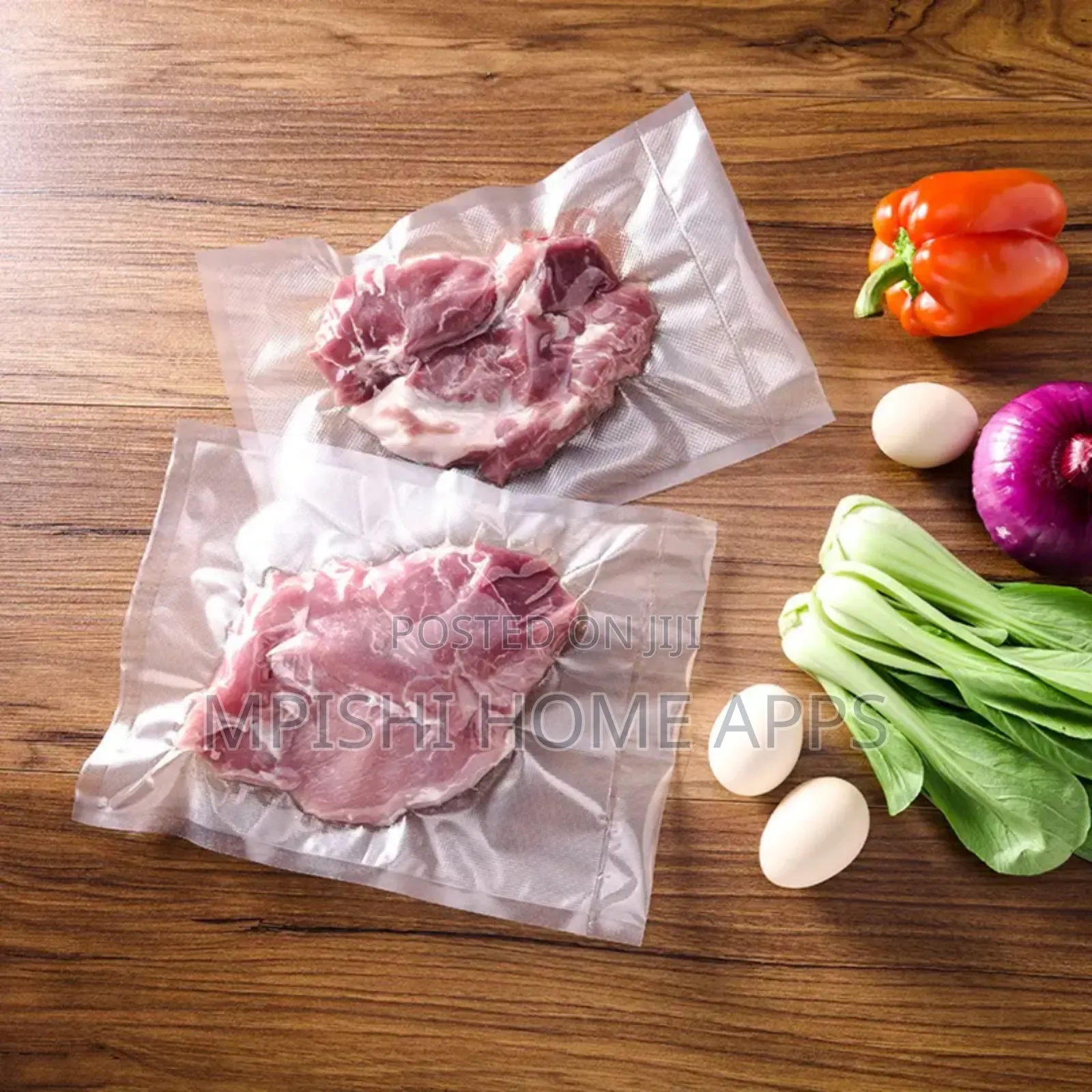 100pcs Food Storage Vacuum Bags 22×32cm