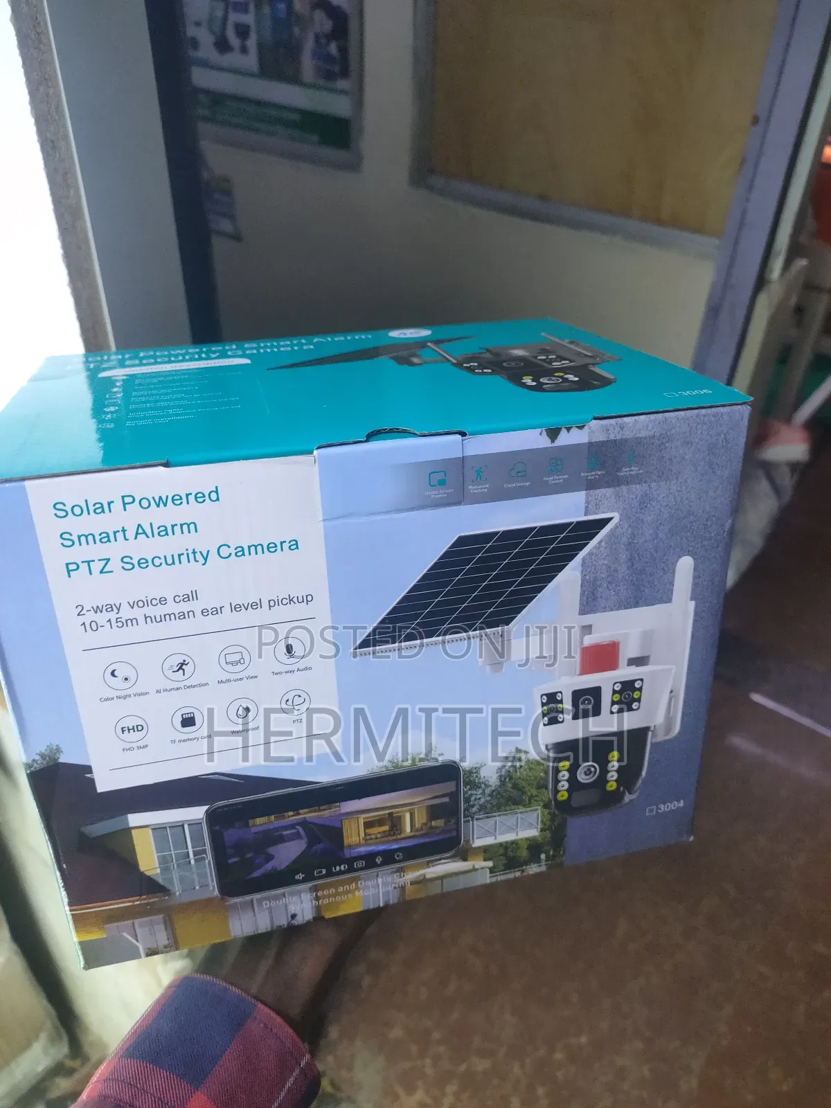 3 Lense 4g Solar PTZ CCTV Surveillance With Ai Humanoid