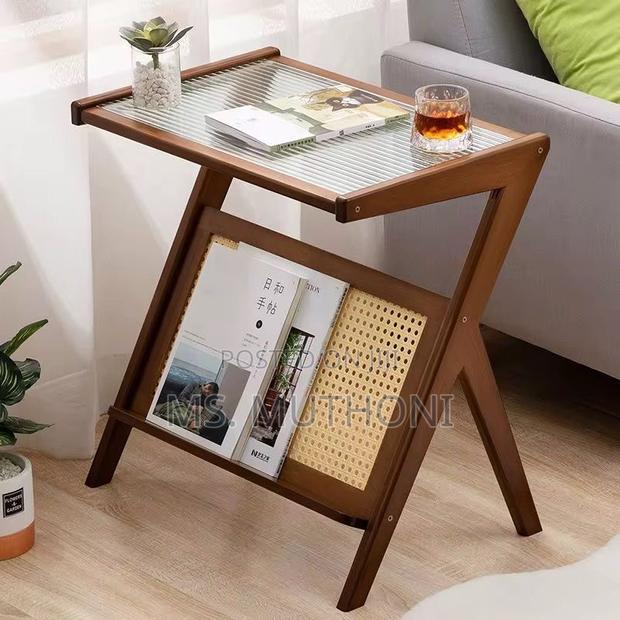 Rattan Side Table/ Bedside Table - thumbnail 2