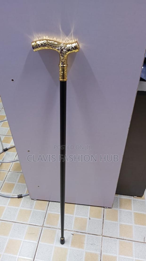 Metallic Walking Stick With Sword