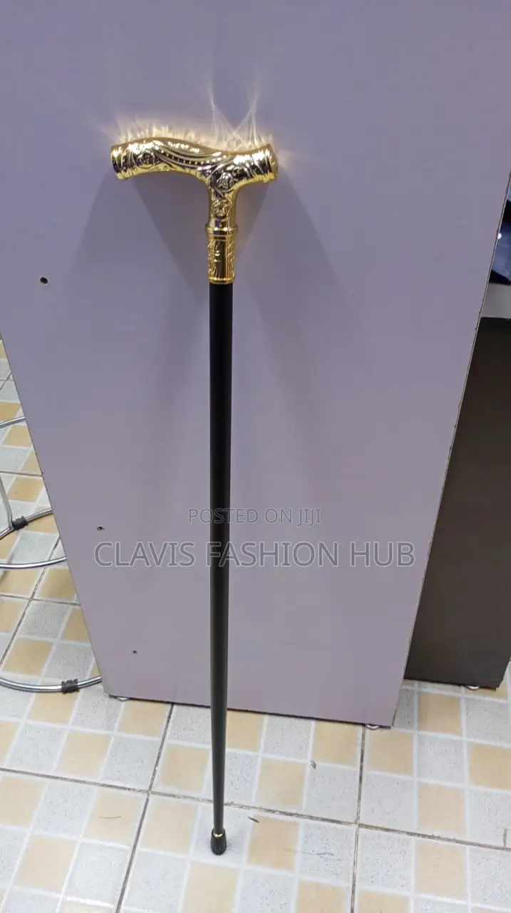 Metallic Walking Stick With Sword