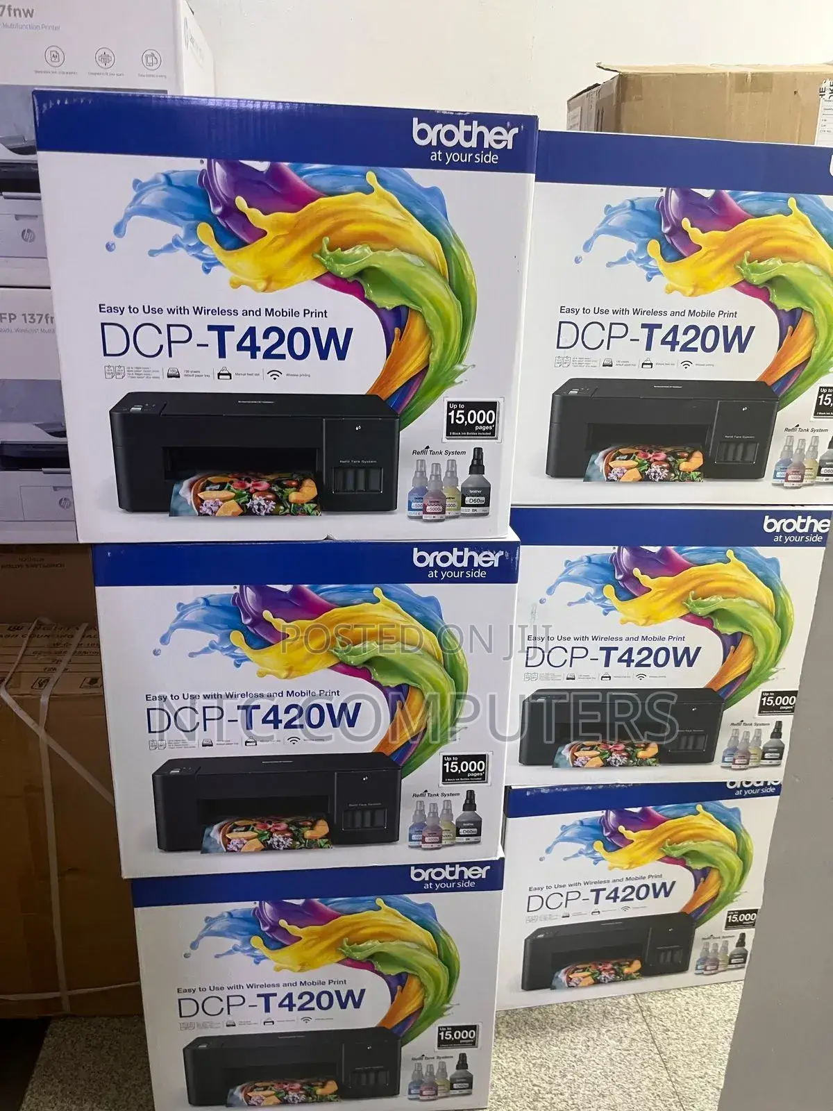Brother DCP-T420w Ink Tank Printer Print Copy Scan