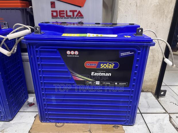 Chloride Eastman Tubular Gel Solar Battery 12v 200ah