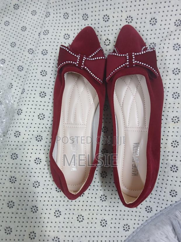 Easter Gift Redwine Flat Doll Shoe 39/42 Original - thumbnail 2