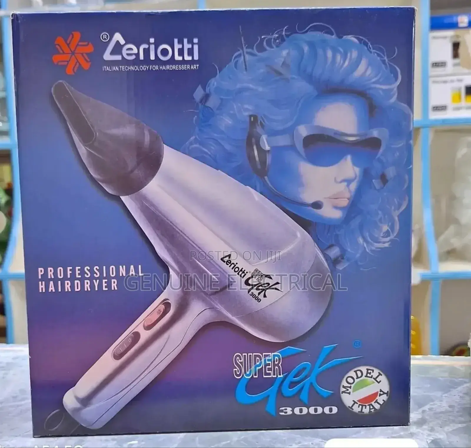 Gek Zeriotti Super Gek -Professional Hairdryer