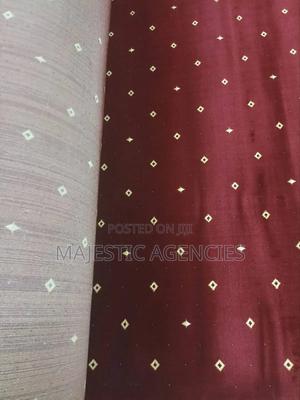 Maroon Patterned Executive Wall to Wall Carpet - thumbnail 2