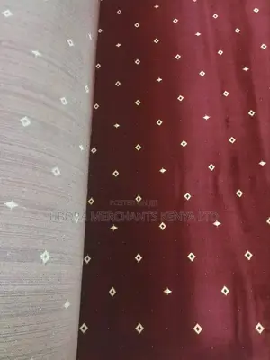 Maroon Patterned Executive Wall to Wall Carpet
