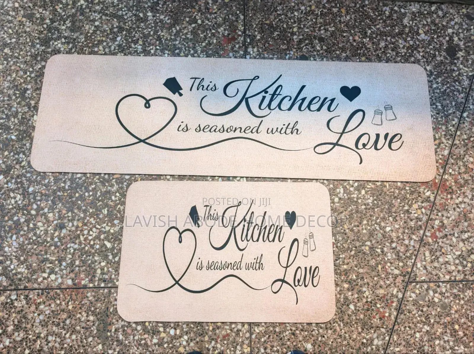 Rubber Kitchen Mats 2 in 1 Antislip Mats