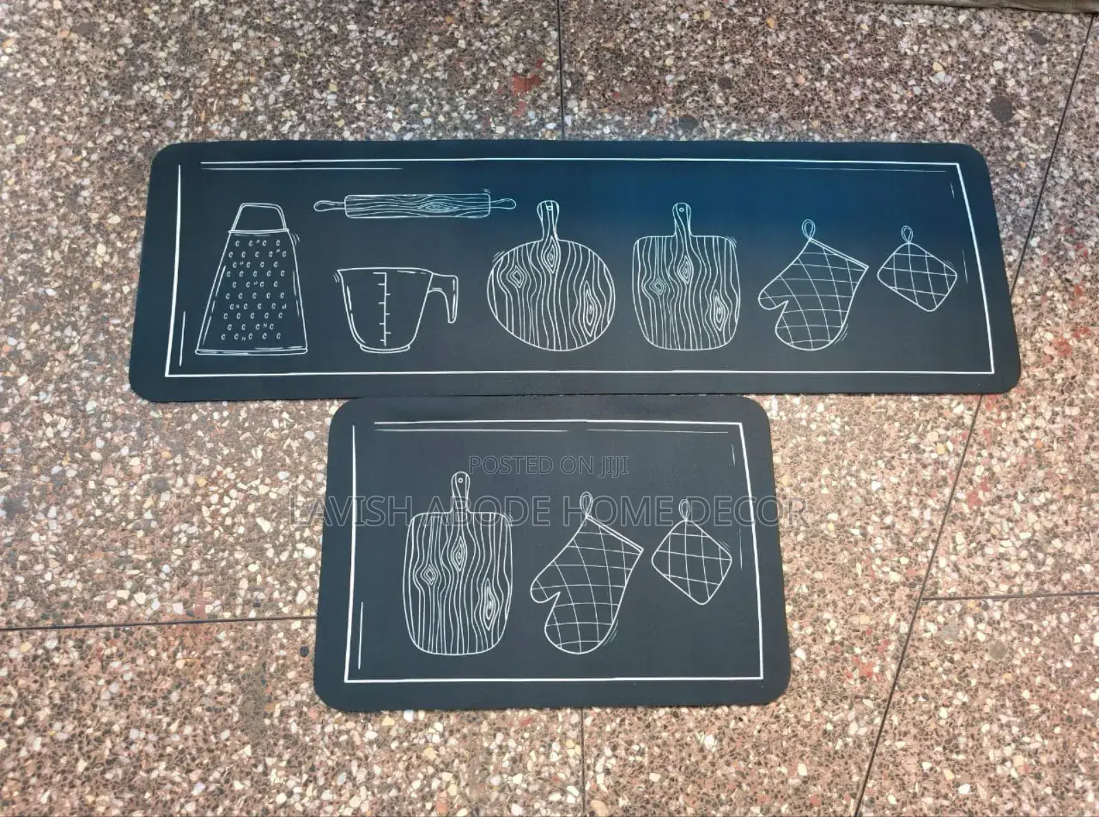 Rubber Kitchen Mats 2 in 1 Antislip Mats