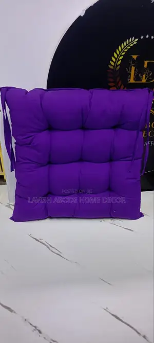 Purple Fibre Seatpads / Chairpads Pillow