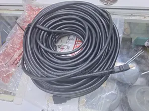 30m Black Flexible Rubber Coated Hdmi to Hdmi Cable Full Hd