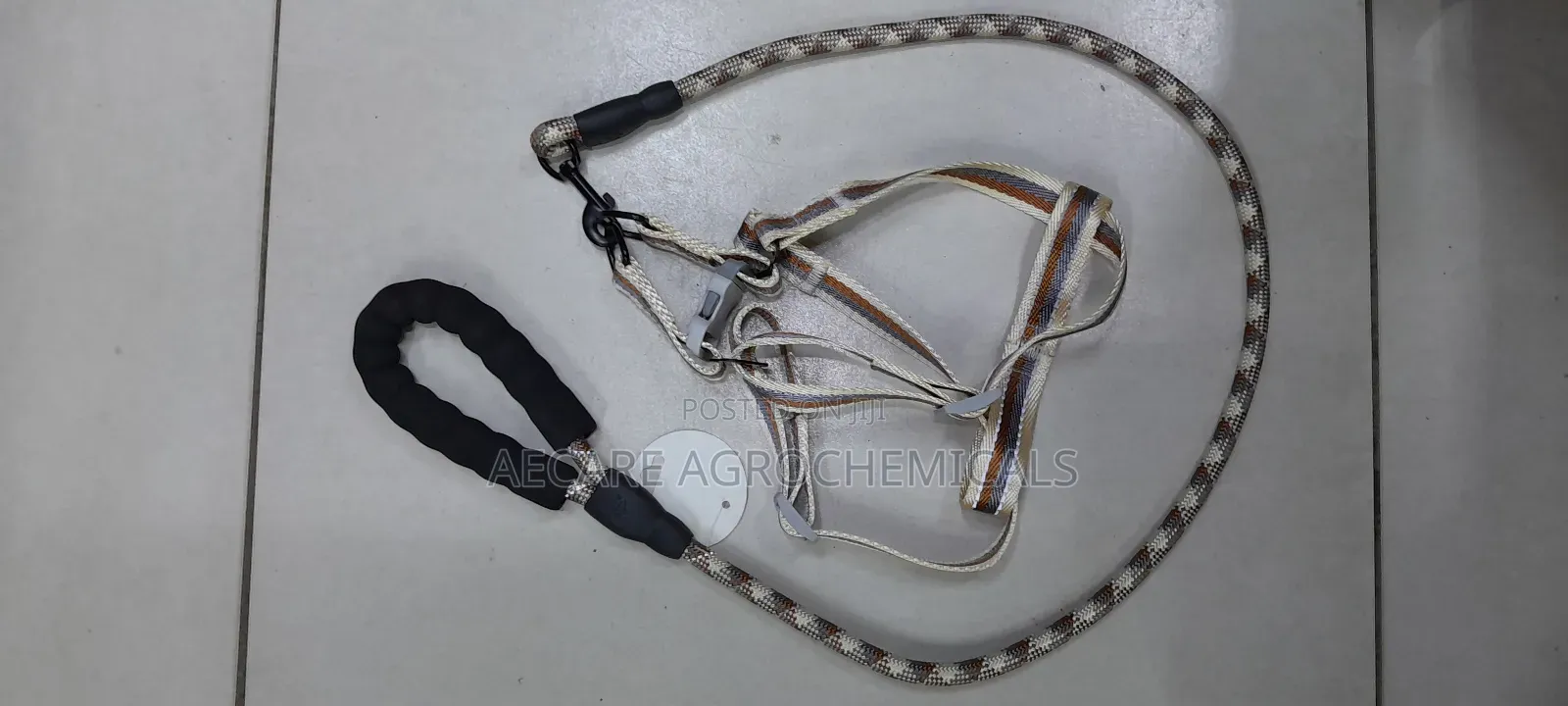 Dog Leash +Dog Harness Medium Size ( Compacted Leash )