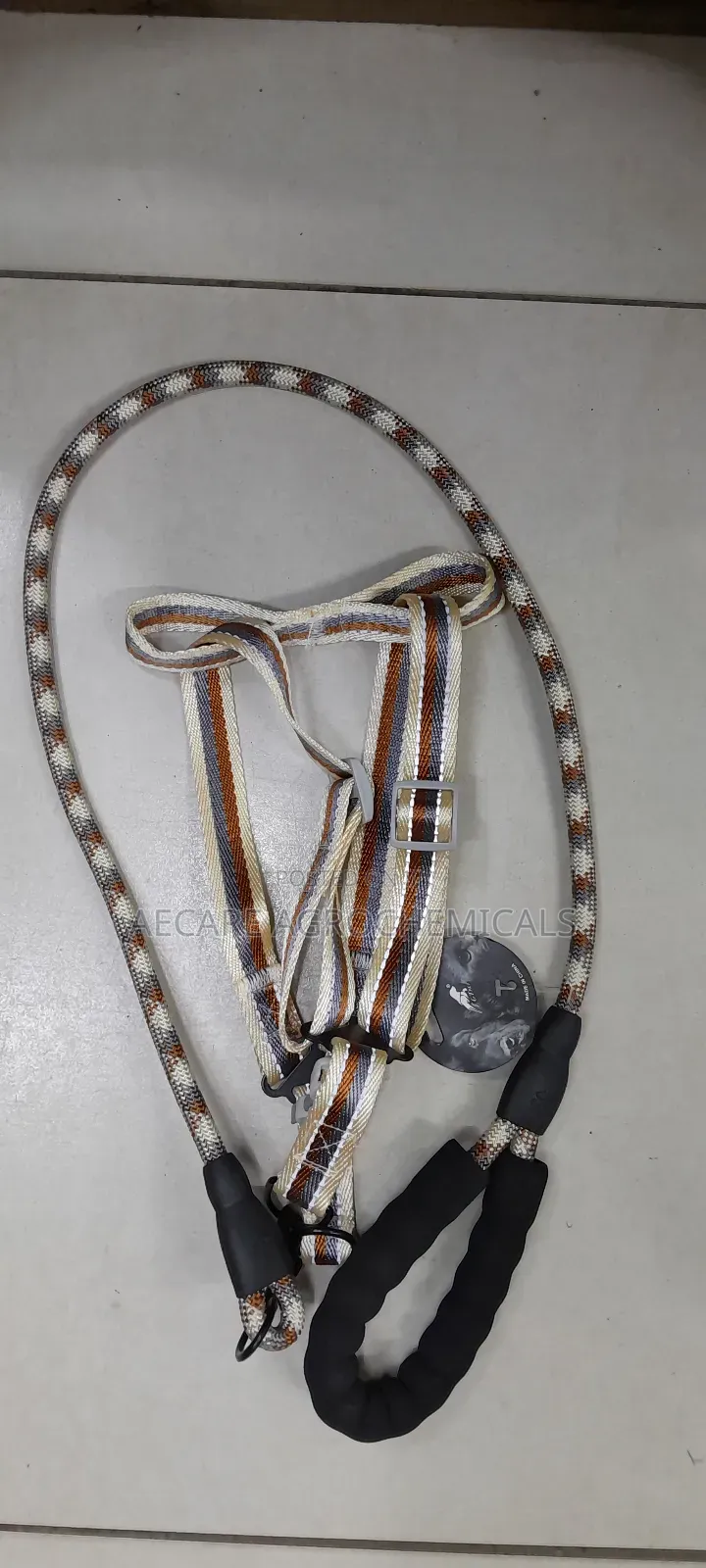 Dog Leash +Dog Harness Medium Size ( Compacted Leash )