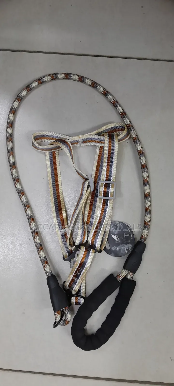Dog Leash +Dog Harness Medium Size ( Compacted Leash )