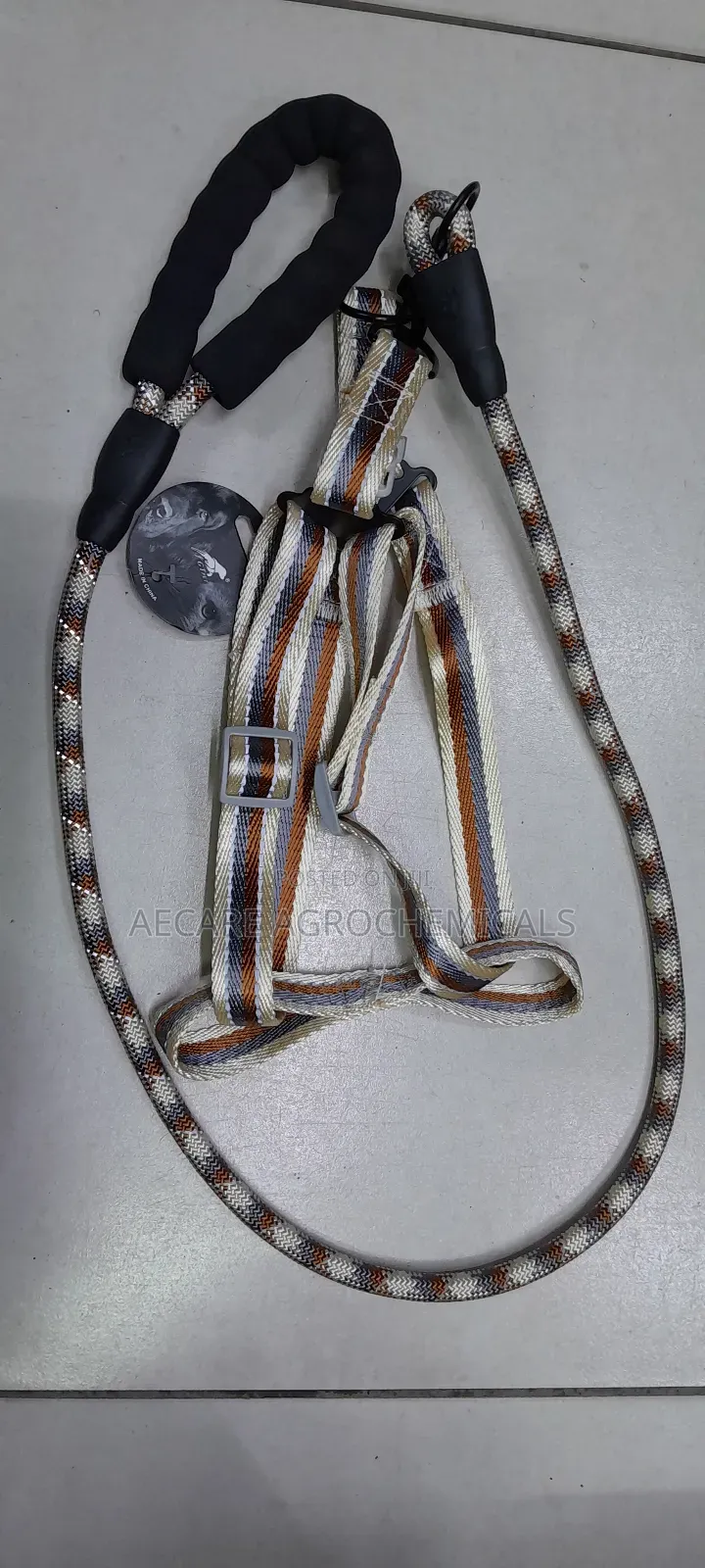 Dog Leash +Dog Harness Medium Size ( Compacted Leash )