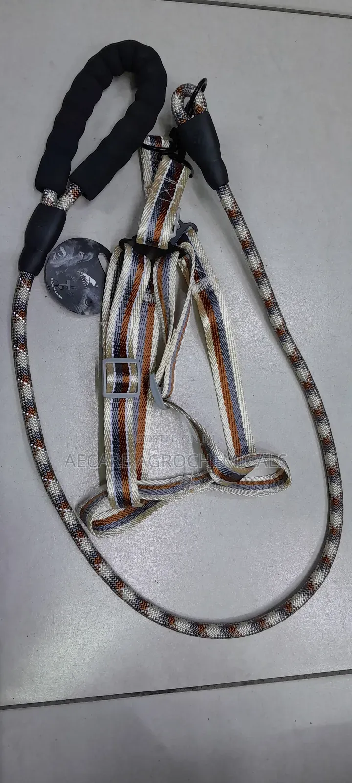 Dog Leash +Dog Harness Medium Size ( Compacted Leash )