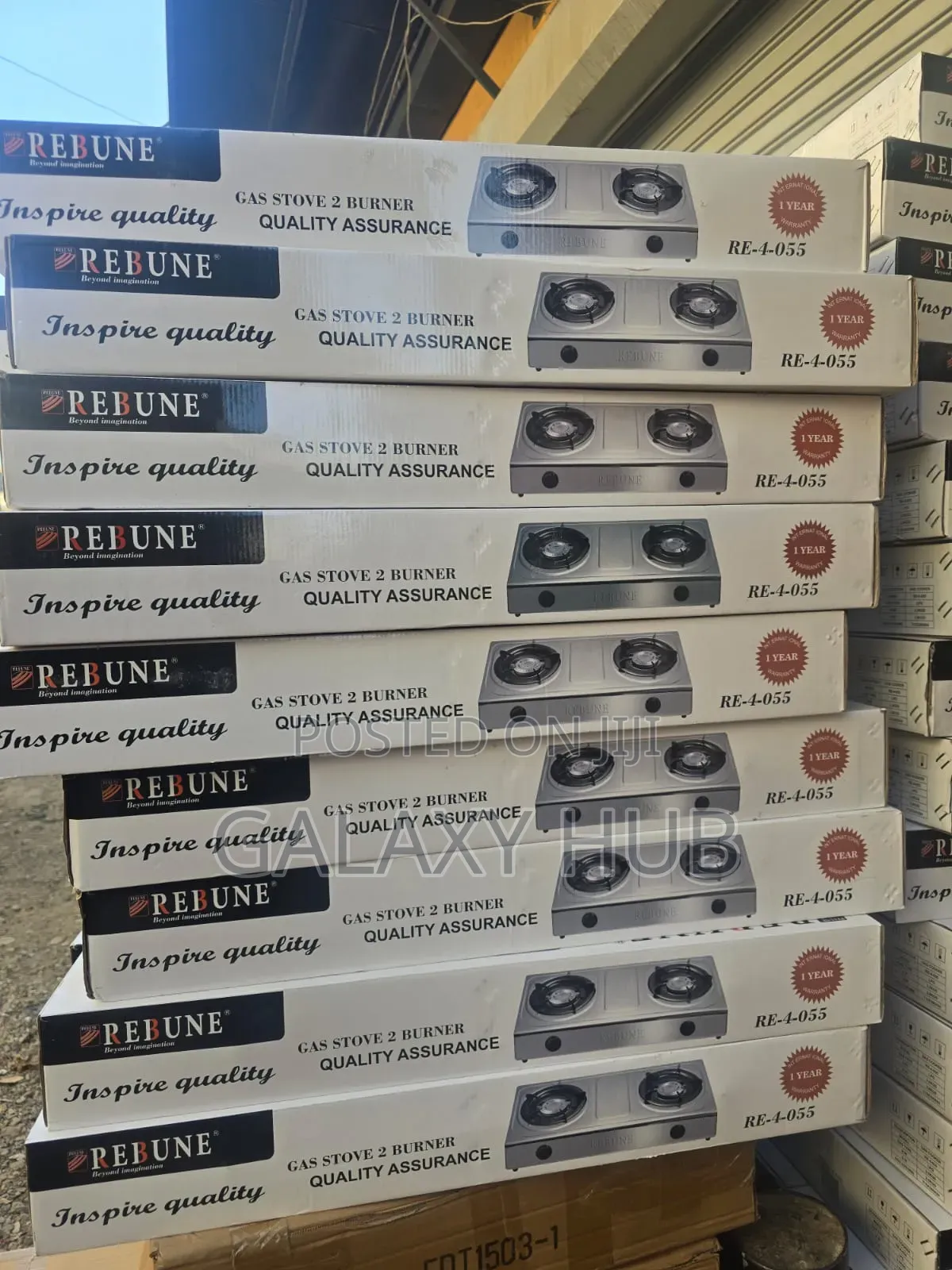 Rebune 2 Burner Gas Stove Cooker