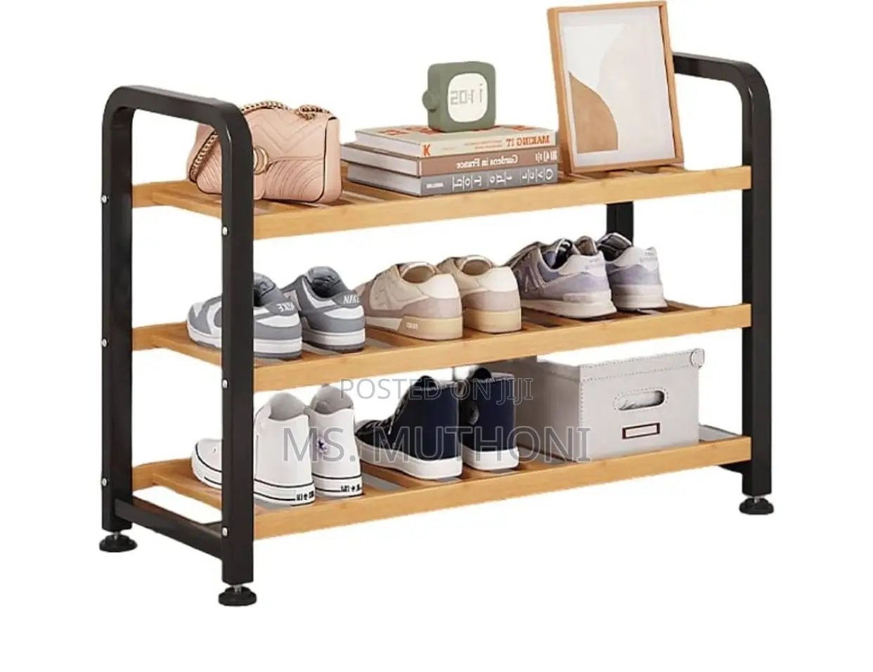 Minimalistic Entryway Shoe Rack