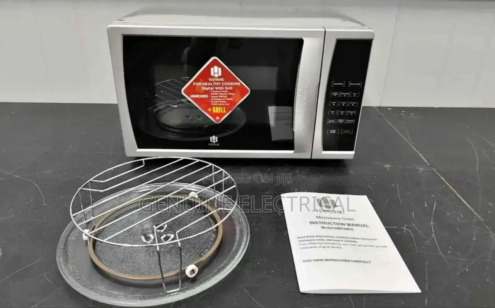 20l Hanmac Microwave With Grill Pull Handle