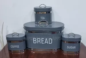 4pcs Bread and Canister Set