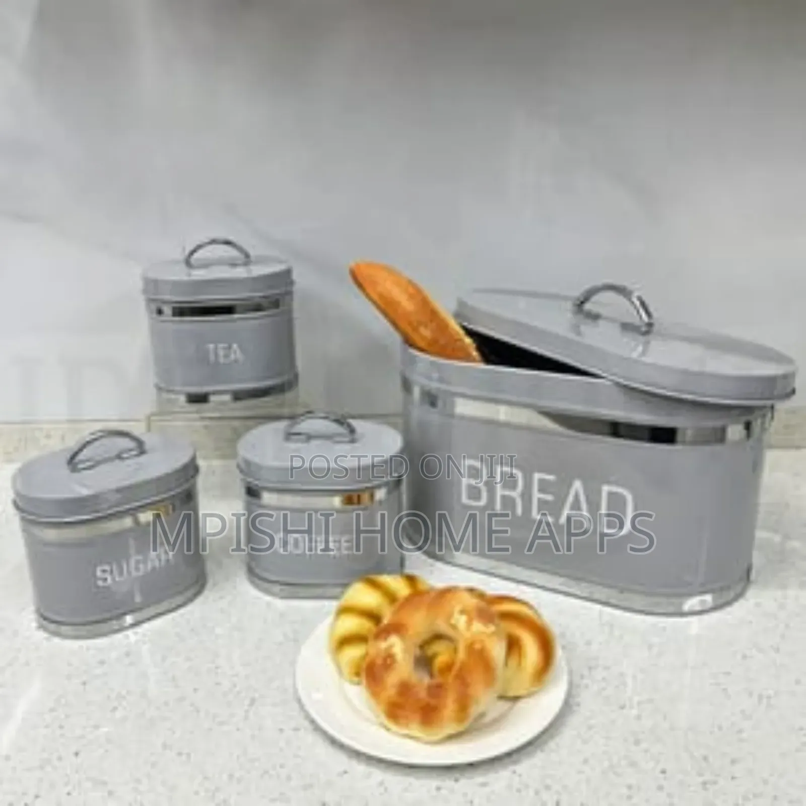 4pcs Bread and Canister Set