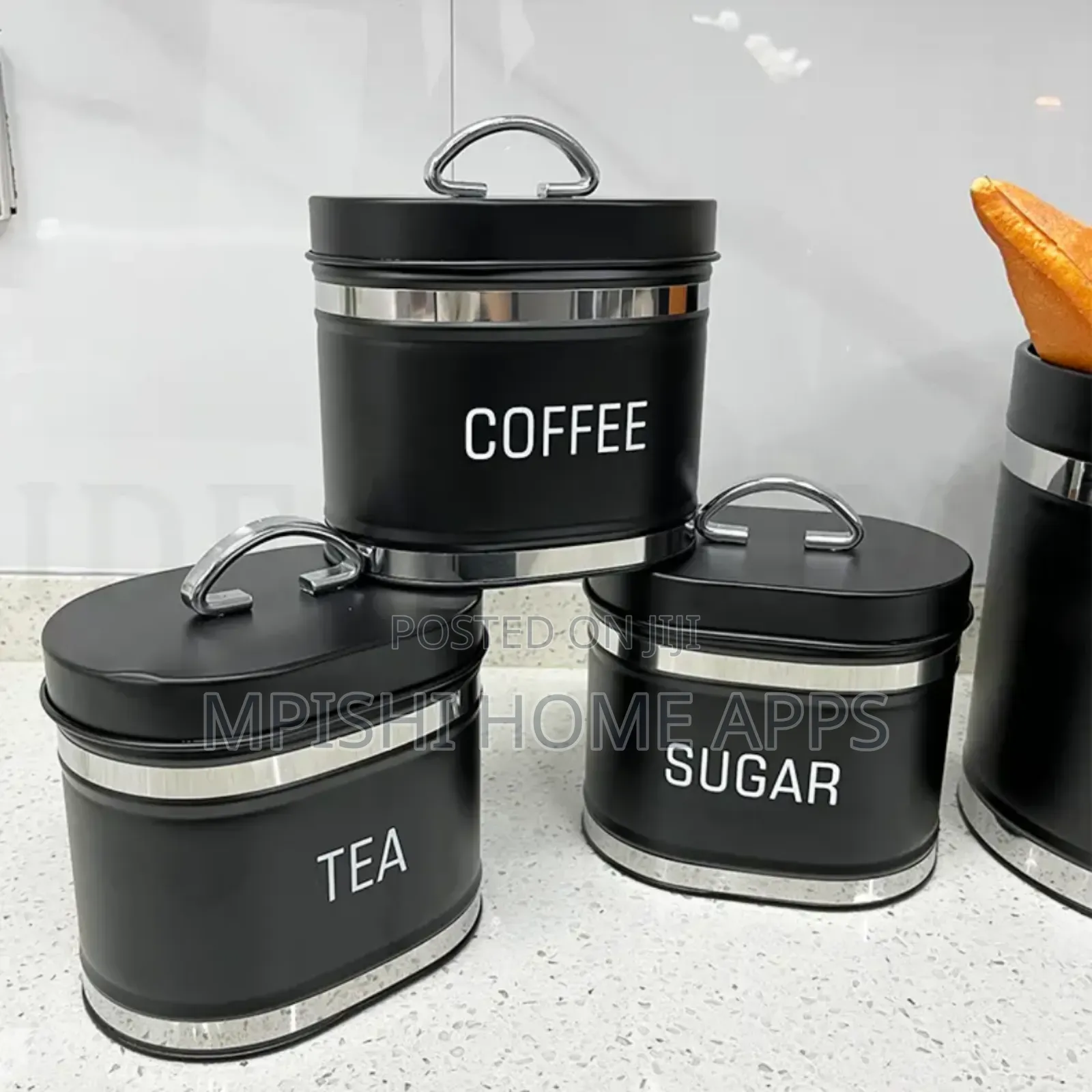 4pcs Bread and Canister Set