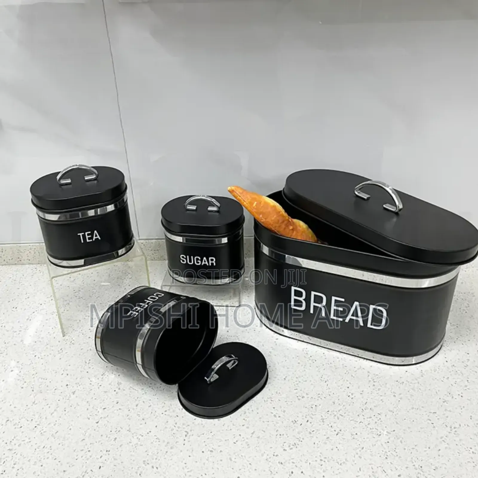 4pcs Bread and Canister Set