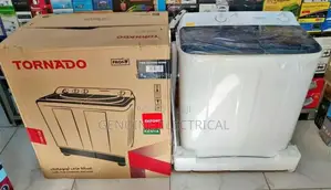 Tornado Wash and Spin 7kg Semi Automatic Washing Machine