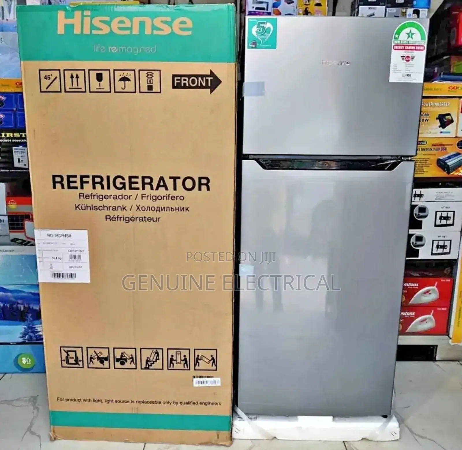 Hisense Fridge Double Door Top Freezer